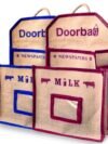 Doorbag Blue Maroon Colours