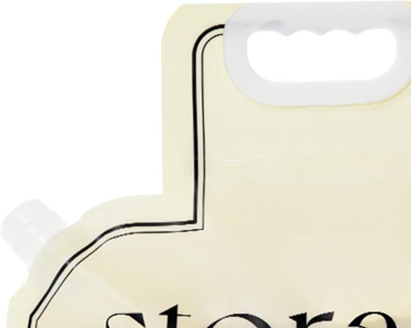 Handle Of Grocery Storage Grain Cereals Transparent Airtight Bag With Handle