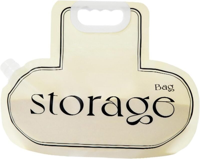 Grocery Storage Grain Cereals Transparent Airtight Bag With Handle