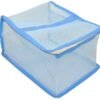 Plastic Mesh Net Vegetable Fruit Basket With LID and Zipper For Fridge Dining Table