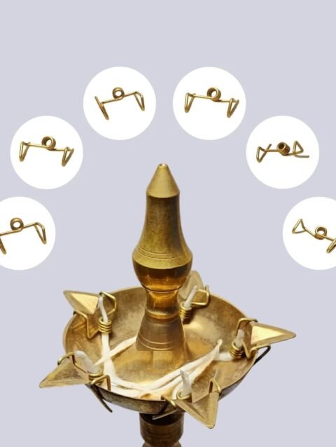 Samai Kadi Vilakku Lamp Batti Cotton Holder Clip