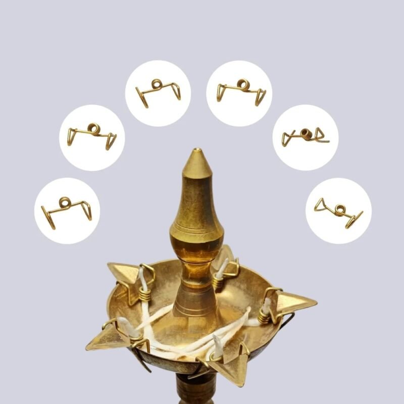 Samai Kadi Vilakku Lamp Batti Cotton Holder Clip