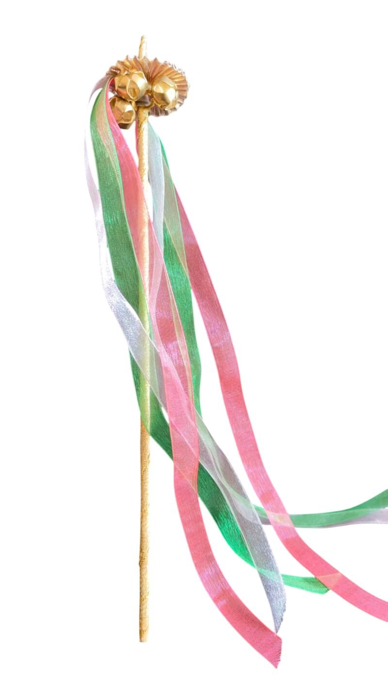 Wedding Wand Rattle Cheering With Ghungroo Bells